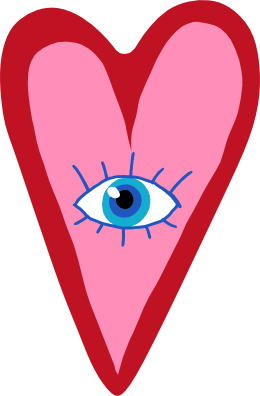 Heart eye 11:11