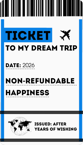 Ticket to dream 2026