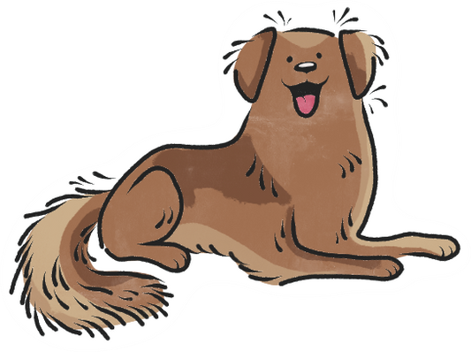 Charity sticker Dog